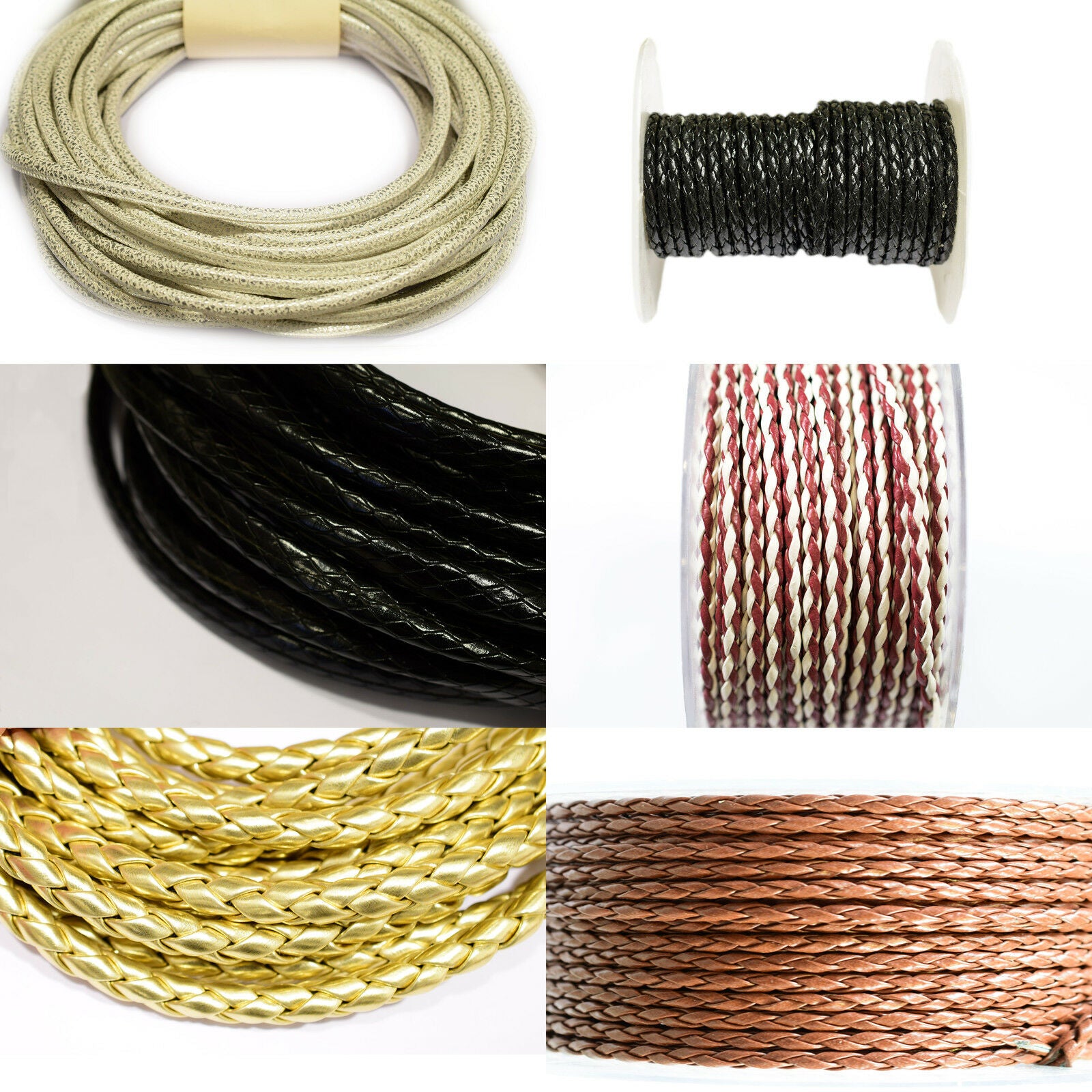 Lederbänder verschiedene Stärken und Farben hochwertig verarbeitet pro Meter